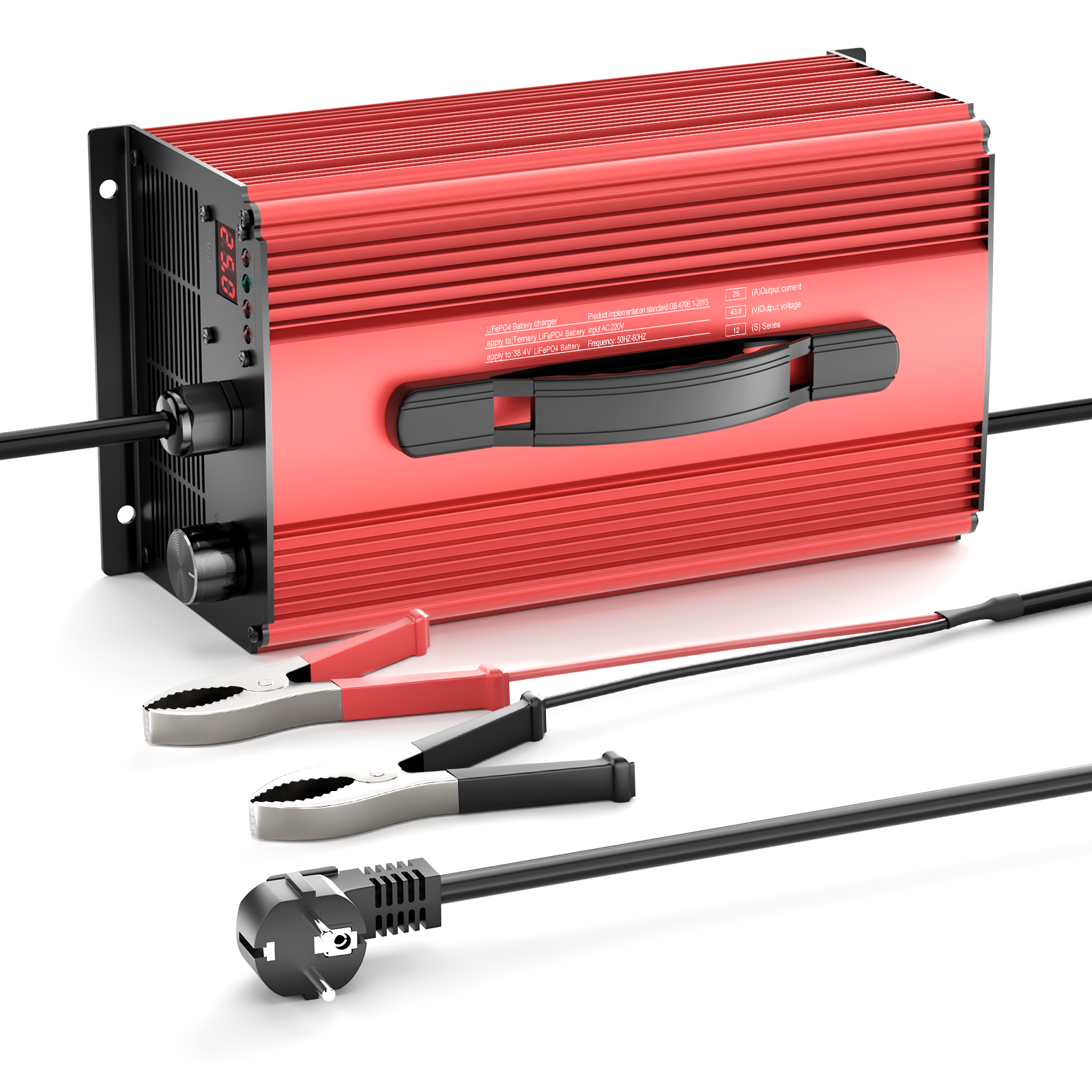 Noeifevo 73V 25A LiFePO4 nabíječka baterií pro 64V (60V) 20S LiFePO4 lithiumovou baterii, pro RVS lodě, golfové vozíky, domácí systémy ukládání energie