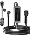 NOEIFEVO F072 3,68 kW Typ 2 Mobile Wallbox mit Reiseadapter, EV-Ladegerät mit Haushalts-Schukostecker für Elektrofahrzeuge, 6 A bis 16 A einstellbarer Strom, 6 m/11 m Typ 2 Stecker auf Typ 2 Buchse Ladekabel
