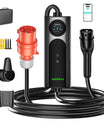 NOEIFEVO Q21W Wlan elbil Laddare mobil Wallbox 11kW med APP fjärrkontroll ,5m/10m Typ2 CEE16A 3-fas laddningskabel 