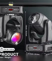 200W LED-beam moving head-lygte, 18 prismer farveprojektor til scenebelysning, effektprojektor til barer, fødselsdage, klubber, KTV'er, koncerter og teatre