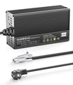 Noeifevo 58.4V 3A LiFePO4 batteriladdare för 48V 51.2V 16S LiFePO4 batteri, XLR/IEC/XT60/Anderson 50A/M8