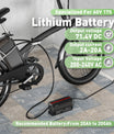NOEIFEVO 71.4V 2-20A מטען סוללות ליתיום עבור סוללות ליתיום-יון-ליפו 60V 62.9V 17S, תצוגת LCD, זרם מתכוונן, מטען לאופניים חשמליים, סקוטר, אופנוע חשמלי