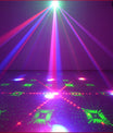 3-in-1 DMX RGBW -juhdevalo, LED-laserstroboskooppi, disco DJ -beam-spot-lavavalo, tanssiklubi- ja hääperhonenvalo