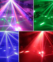 3-in-1 DMX RGBW -juhdevalo, LED-laserstroboskooppi, disco DJ -beam-spot-lavavalo, tanssiklubi- ja hääperhonenvalo