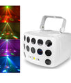 3-in-1 DMX RGBW -juhdevalo, LED-laserstroboskooppi, disco DJ -beam-spot-lavavalo, tanssiklubi- ja hääperhonenvalo