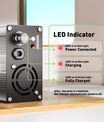 NOEIFEVO 42V 10A Lithium-oplader voor 10S 37.0V batterij, LED-display, aluminium behuizing, ventilator