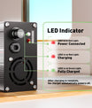 NOEIFEVO 36.5V 2A LiFePO4 Batterie-Ladegerät für 10S 32V LiFePO4 Batterie, mit LCD-Anzeige, Kühlventilator, automatischer Abschaltung