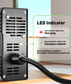 NOEIFEVO 8,4V 20A lithium batterioplader til 2S 7,4V lithium batteri, med køleventilator, automatisk nedlukning.