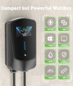 NOEIFEVO Wallbox Typ 2, 11kW, mit App und RFID, 6–16A, 3-phasiges 400V Ladegerät für Elektrofahrzeuge (BEV/PHEV) mit 5 m Ladekabel und Kabelhalter, FI-Schutzschalter Typ B und Schutzart IP65, effiziente Ladestation für Zuhause und Büro