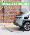 Noeifevo Bärbar typ 2/Typ 1 3.7KW 16A EV-laddare, 5m/10m/15m laddningskabel för mobilt fordon med Schuko