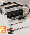 Noeifevo 14,6V 20A LiFePO4 batterilader for 12V 12,8V LiFePO4 litiumbatteri, 0V BMS Activate, Automatisk avstenging, Aluminiumslegeringshus
​