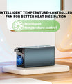 NOEIFEVO 60V 1A-8A Strømjusterbar batterioplader til bly-syre-batterier, AGM, gel, golfvogn-batterioplader, LED-display