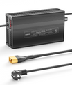 NOEIFEVO 117.6V 1A-12A Lithium-Batterielader voor 103.6V (96V) 28S Lithium-Li-Ion-Lipo-batterij, LCD-scherm, instelbare stroom.