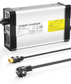 Carregador de Bateria de Lítio NOEIFEVO 4.2V 20A para Bateria de Lítio 1S 3.7V, com Ventilador de Resfriamento e Desligamento Automático.