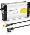 NOEIFEVO 96.6V 4A lithium batterijlader voor 23S 84V 85.1V lithium batterij, met koelventilator, automatische uitschakeling.