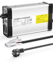 NOEIFEVO Cargador de batería de litio 58.8V 8A para batería de litio 14S 48V 51.8V, con ventilador de enfriamiento, apagado automático