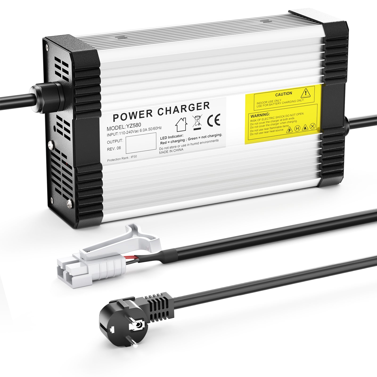 NOEIFEVO 88.2V 4.5A lithium batterijlader voor 21S 77.7V lithium batterij, met koelventilator, automatische uitschakeling.