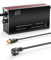 NOEIFEVO 54,6V 2-20A carregador de bateria de lítio para bateria de lítio 48V 13S Li-Ion-Lipo, com display LCD, corrente ajustável, carregador para e-bike, scooter, moto elétrica