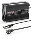 NOEIFEVO 14.6V 10A LiFePO4 batteriladdare för 4S 12V 12.8V LiFePO4-batteri, med LCD-display, kylfläkt, automatisk avstängning