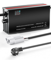 NOEIFEVO 87.6V 2-20A Lithium-LiFePO4-oplader til 76.8V 24S LiFePO4-batteri, LCD-skærm, justerbar strøm, oplader til trollingmotor, båd og campingvogne
