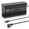 NOEIFEVO 75.6V 6A Litium-lader for 18S 66.6V batteri, LED-skjerm, aluminiumsgegehus, vifte