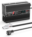 מטען ליתיום NOEIFEVO 21V 5A עבור סוללות 5S 18.5V Li-Ion Lipo, מאוורר קירור, כיבוי אוטומטי (שחור)