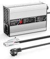 NOEIFEVO 55.2V-58.8V 2.5A 3A Bly-syre batterilader til 48V Bly-syre batteri, Køleventilator, Automatisk afslukning