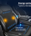 NOEIFEVO Auto Chladicí Potah Sedadla, Letní Chladicí Polštářek se 20 Ventilátory, Masáž, Ventilace, Potah Sedadla s Ventilátory, 12V/24V Auto Přední Sedadlo Chladicí Potah (Černý, 1 Kus)
