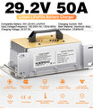 NOEIFEVO 29,2 V 50A rapido Caricabatterie per batteria al litio LiFePO4 da 24 V 25,6 V, impermeabile, attivazione BMS 0 V
