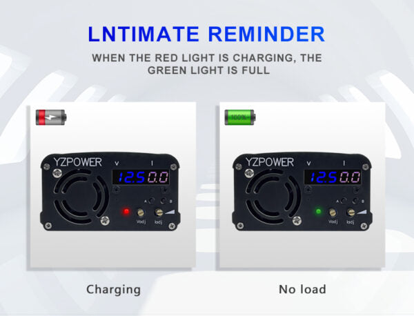 NOEIFEVO 54,6V 5A lithiumlader voor 13S 48V batterij, LED-display, aluminium behuizing, ventilator