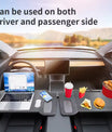 Draagbare tafel voor Tesla Model 3 / Y / S – stuurtafel voor laptop, inklapbare fronttafel om te werken en te eten (77,5 × 30 cm)