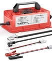 NOEIFEVO 58,4 V 10A Carregador de bateria de lítio LiFePO4 para bateria de 51,2 V (48 V) 16S, à prova de água, desligamento automático com proteção total
​