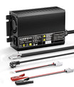 Noeifevo 14,6V 50A rýchla lítiová nabíjačka LiFePO4 batérie pre 12V (12,8V) LiFePO4 batériu, 0V BMS aktivácia, automatické vypnutie s plnou ochranou