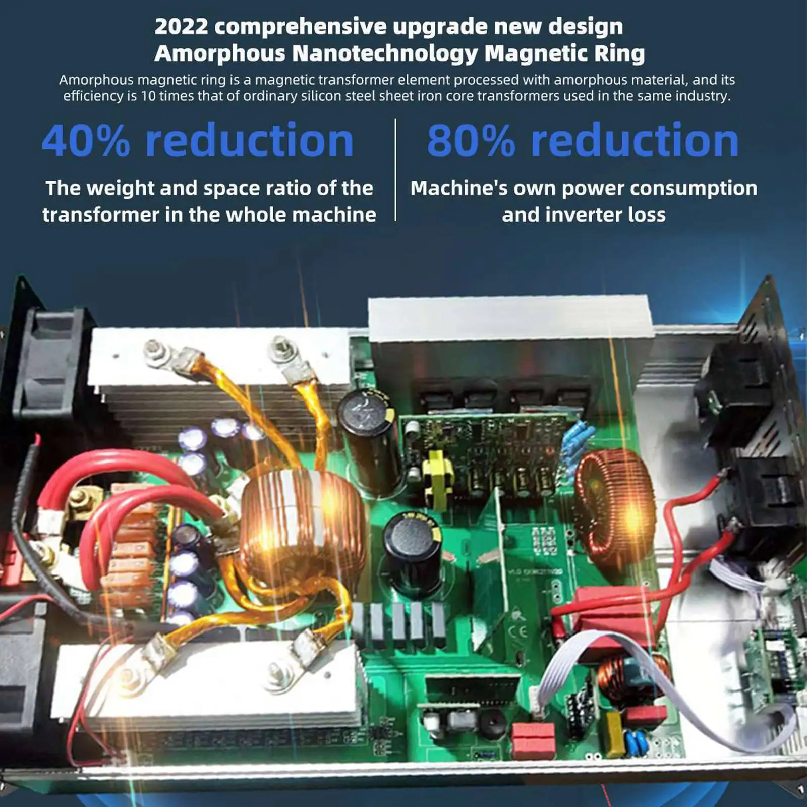 12V 24V 48V 60V 72V 96V aina 220V puhdas siniaaltoinvertteri, 4000W 8000W aurinkoinvertteri USB-näyttömuuntimella