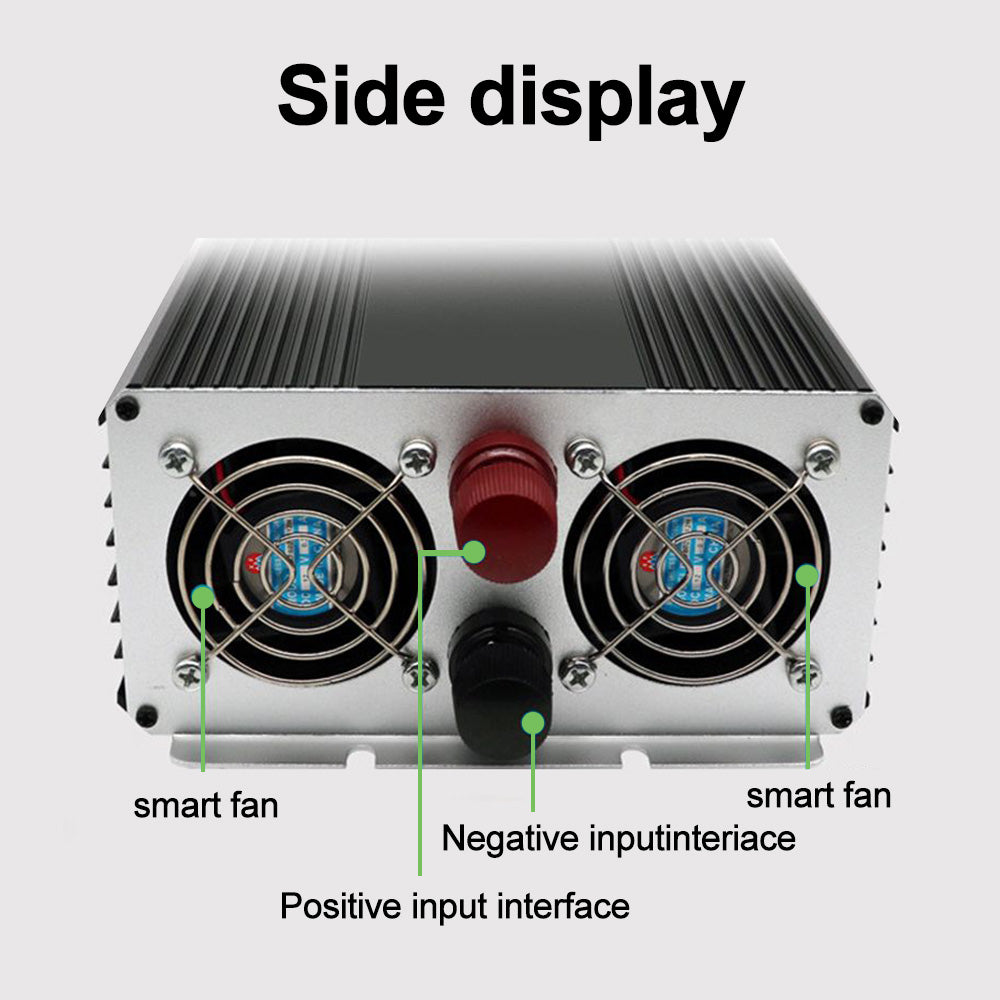 Inversor de onda sinusoidal pura DC 12V para AC110V 220V 3000W 4000W 5000W 6000W 8000W Conversor de tensão Conversor de energia Inversor solar