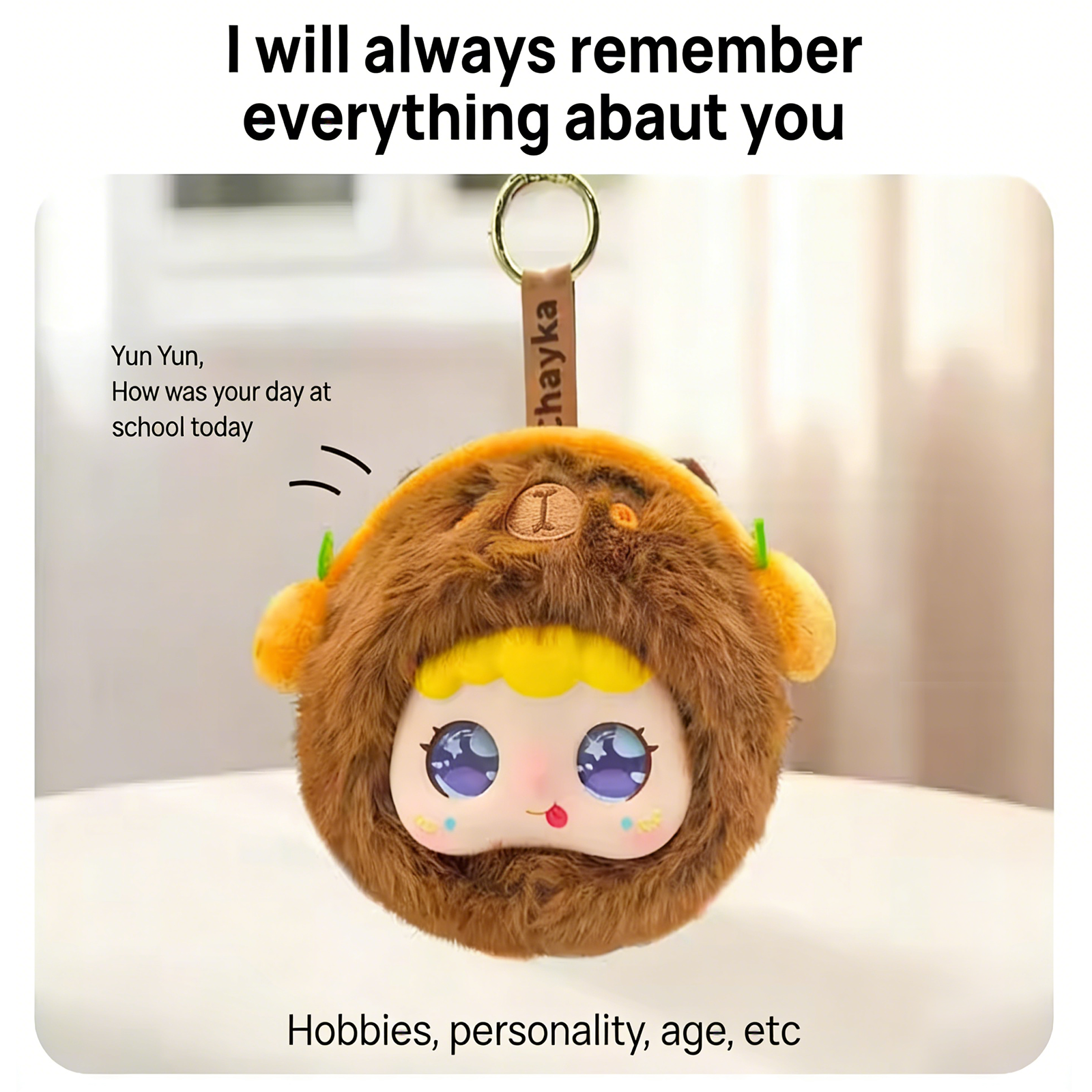 KI-Plüschroboter mit LED-Augen und Sprachsteuerung – mehrsprachiges, interaktives Begleitspielzeug, Lernpuppe für die frühe Kindheit, ideales Geschenk für Kinder & intelligenter Smart-Home-Begleiter