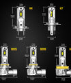 NOEIFEVO H7 H11 H4 9005 9006 Zestaw Lamp Samochodowych, 60W 16000LM Reflektory, 6500K Białe 12V Światła Dalekosiężne i Krótkie