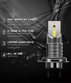 NOEIFEVO H7 LED Faro, 2PCS 55W 6000K 26000LM Bombilla LED para Coche