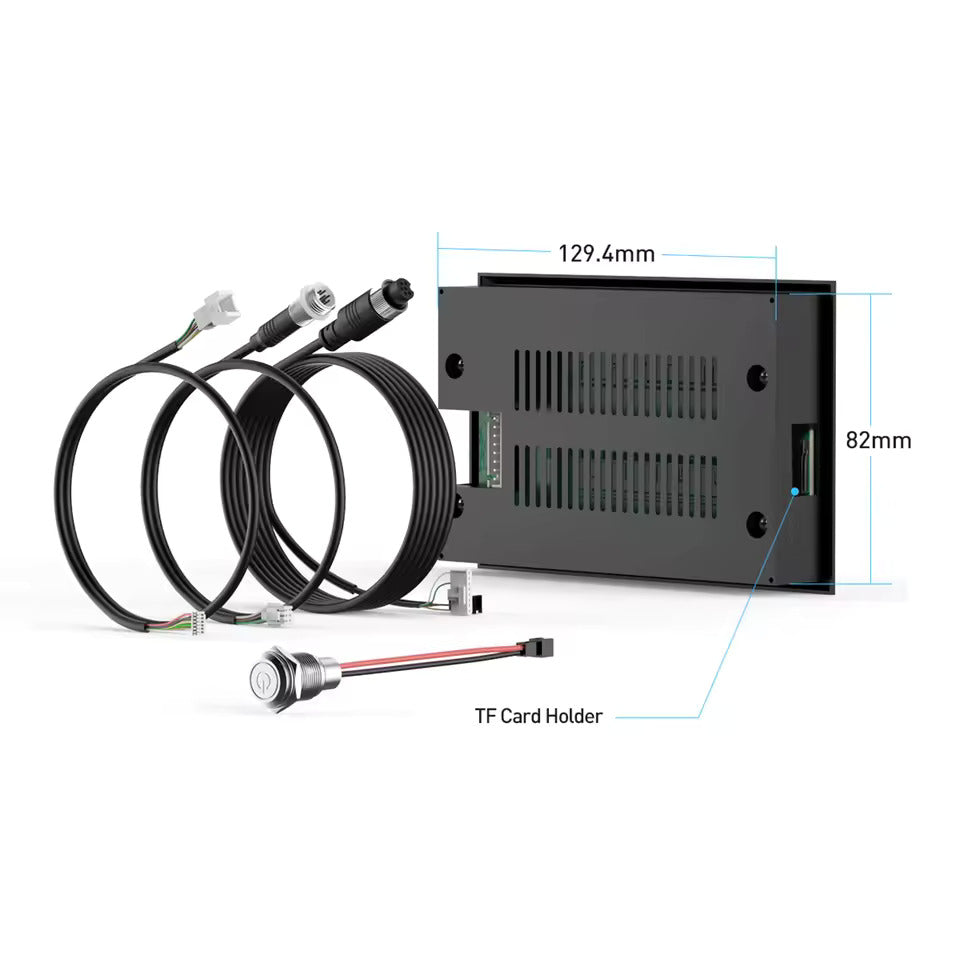 מערכת BMS לסוללה עם מסך 4.3 אינץ', BMS אקטיבי חכם 8S–16S 200A 24V–48V Li-Ion/LiFePO4/LTO, מווסת איזון אנרגיה של סוללה 2A עם Bluetooth, CAN/RS485.