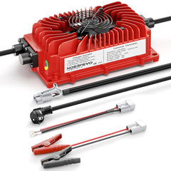NOEIFEVO 48V 20A batterioplader til blysyrebatterier, AGM, gel, golfvogn batterioplader
