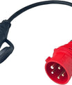 Plugue de corrente pesada CEE 16A no acoplamento Schuko cabo de mangueira de borracha 230V IP44