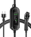 Noeifevo Type1 3.6KW 16A EV Cargador portátil , cable de carga móvil EV de 5m/10m con Schuko