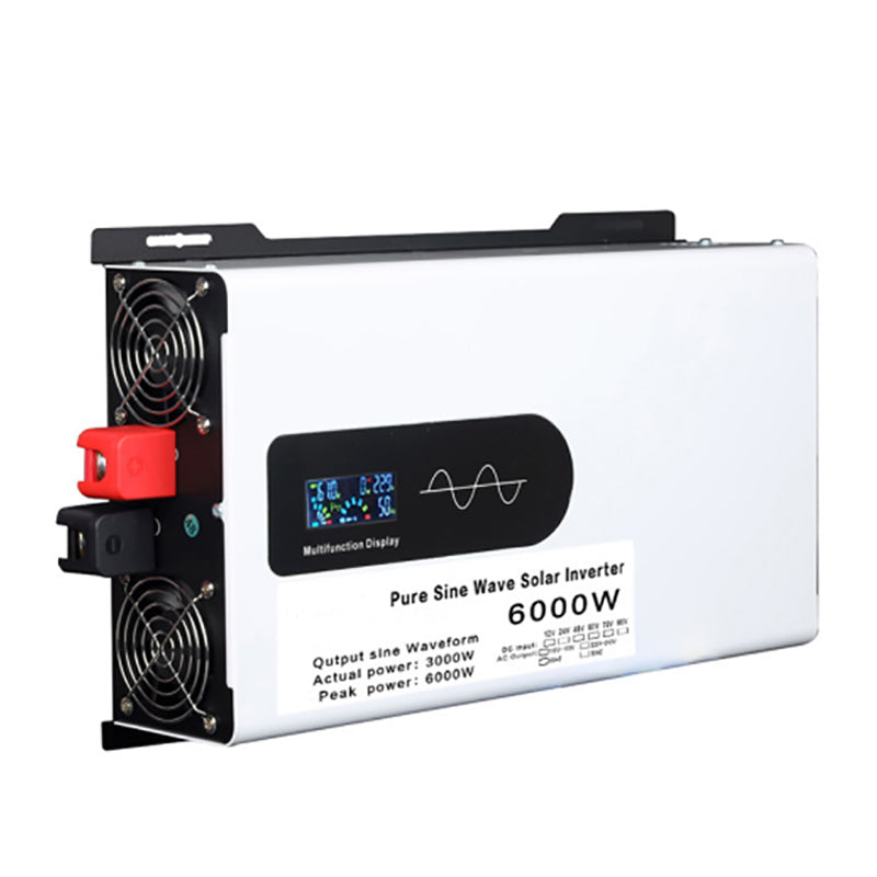 Inverter 96V till 230V, 8000W, 10000W, 12000W, solcellsinverterare med fjärrstyrd dubbeluttagsomvandlare