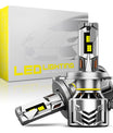 NOEIFEVO H4 LED Faros de Coche, 60.000 Lúmenes, 240W, 6500K Blanco, IP68 Resistente al Agua, 100.000 Horas de Vida Útil, Luz Corta y Larga