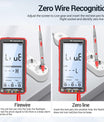 681 Digitales Multimeter, Multifunktionsmessgerät, wiederaufladbar, AC/DC Spannung, berührungsloser Spannungsprüfer, LCD Bildschirm, Stromprüfer