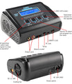 NOEIFEVO C150 AC/DC 150W 10A Caricabatterie Bilanciato RC e Scaricatore per Batterie LiPo, LiHV, LiFe, LiIon, NiCd, NiMh, Pb