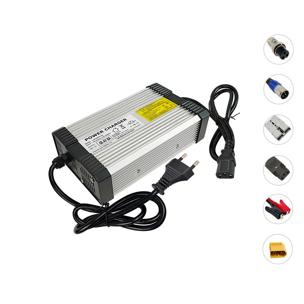  NOEIFEVO 58,4 V 8 A Lifepo4  Caricabatteriaper pacco batteria Lifepo4 16S 48 V (51,2 V)
​