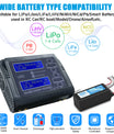 NOEIFEVO L6X2 Twee-Kanaals Slimme Balanslader Ontlader voor RC Batterijen NiMH, NiCd, LiHV, Li-ion, Lipo, PB