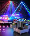 120W lavavalo 4-in-1 RGBW moving head -efekti, laservalo, heijastin, juhlavalaisin kaukosäätimellä Discoon, DJ:lle, baariin, syntymäpäiväjuhliin
