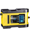 12V 6A / 24V 3A Auto- en motoracculader, intelligente multifunctionele reparatielader met temperatuurdetectie voor loodzuur-, AGM-, gel-, deep cycle-, lithium- en LiFePO4-accu’s